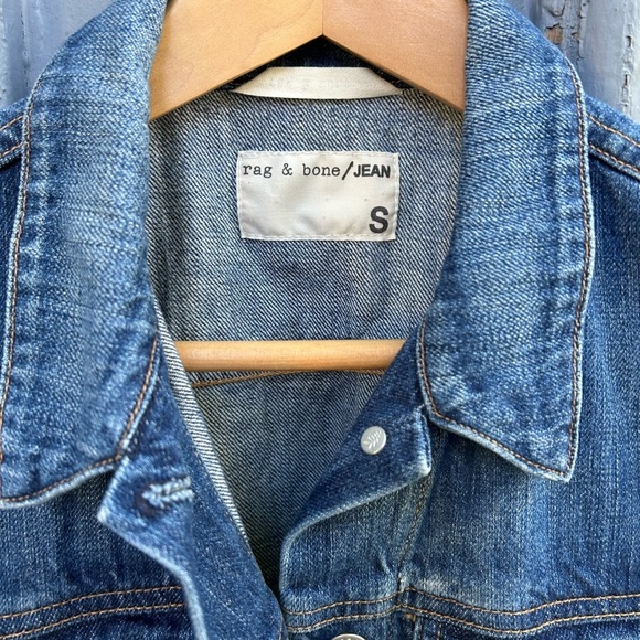 Rag and Bone Burney Denim Vest, Small - Picture 6 of 9